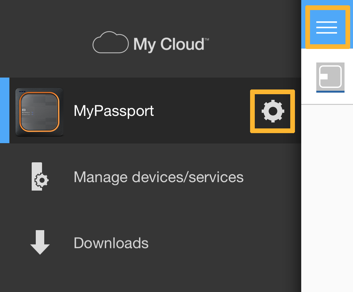 set up a network password for wd my passport pro on a mac